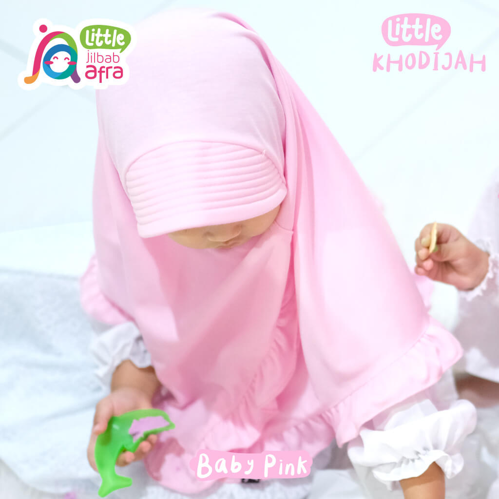 Jilbab Anak JAFR - Little Khodijah 11 Baby Pink